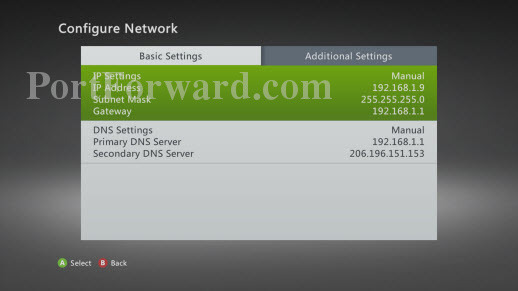 Xbox-360-Configure-Network