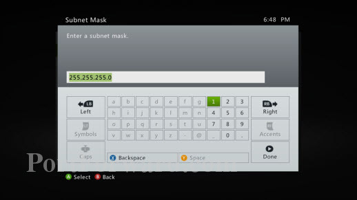 Xbox-360-Enter-Subnet-Mask