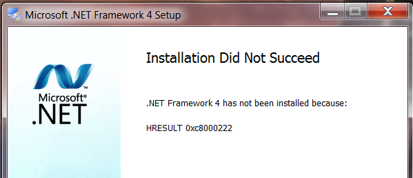 hresult 0xc8000222
