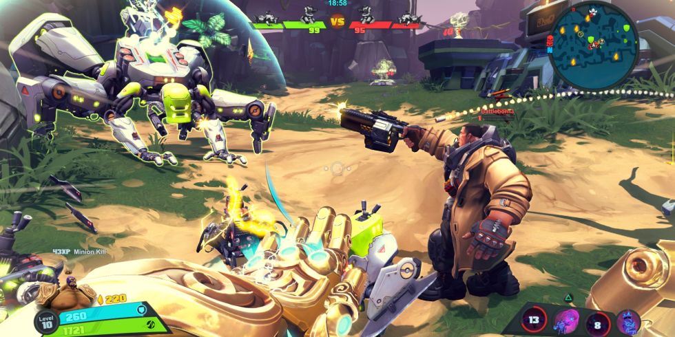 battleborn gameplay footage