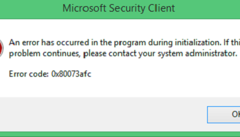 0X80073AFC