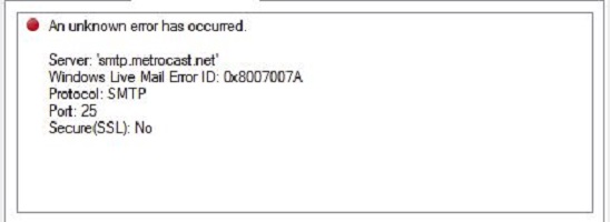 0X8007007A