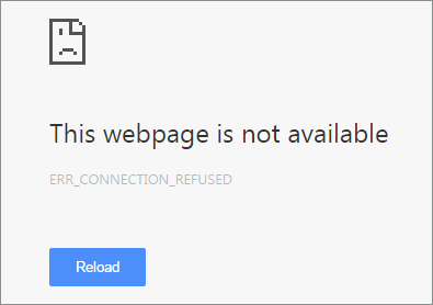 ERR_CONNECTION_REFUSED