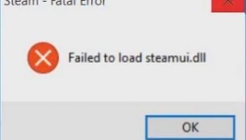 Failed to load steamui.dll