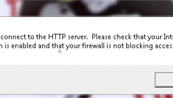 RADS Error: Could not connect to the HTTP server
