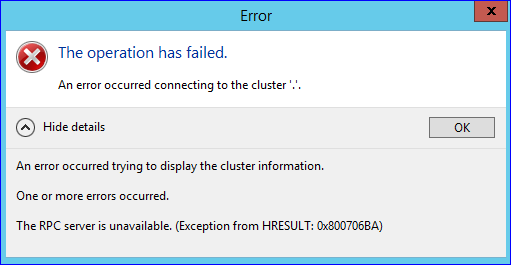 0x800706bf