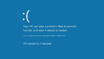 BAD_SYSTEM_CONFIG_INFO