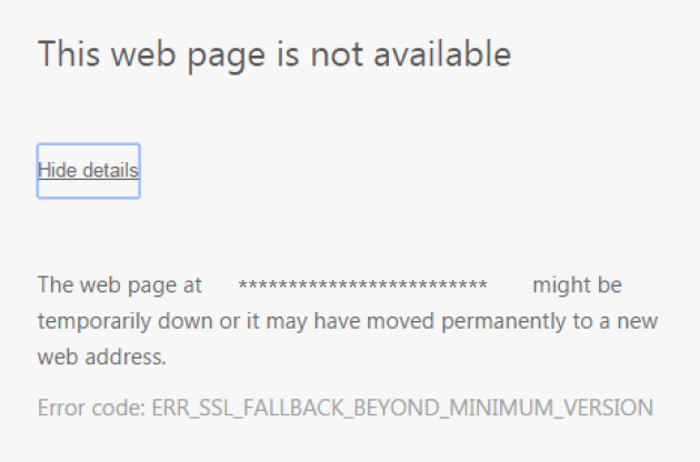 ERR_SSL_FALLBACK_BEYOND_MINIMUM_VERSION