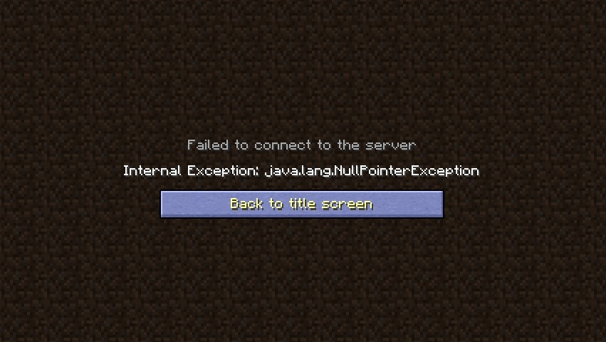 java.lang.nullpointerexception