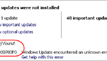 0x800703f0