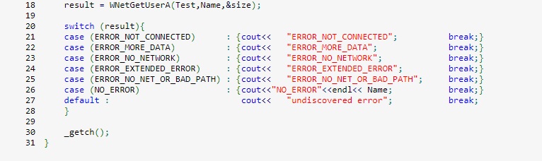 ERROR_NOT_CONNECTED