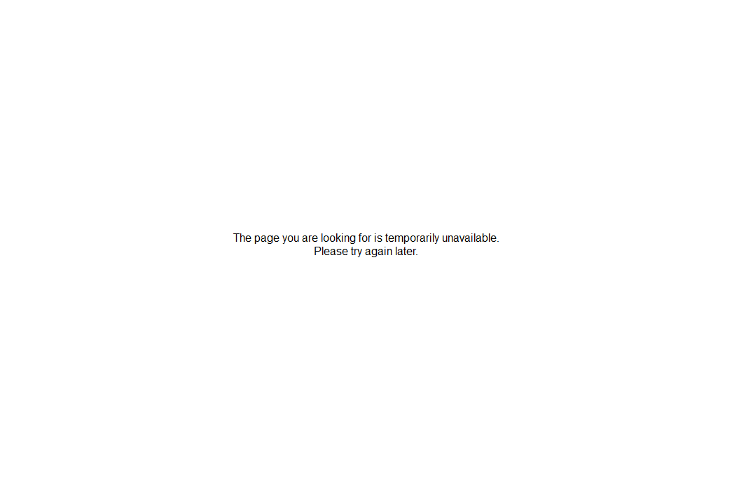 The page you are looking for is temporarily unavailable