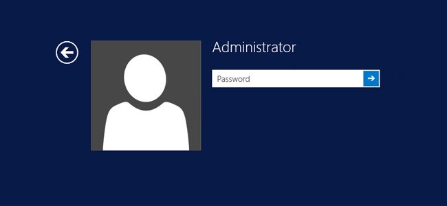 Пароль администратора при входе в Windows 10