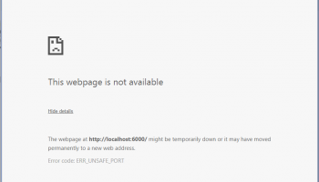ERR_UNSAFE_PORT