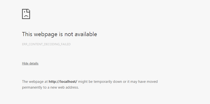 ERR_CONTENT_DECODING_FAILED