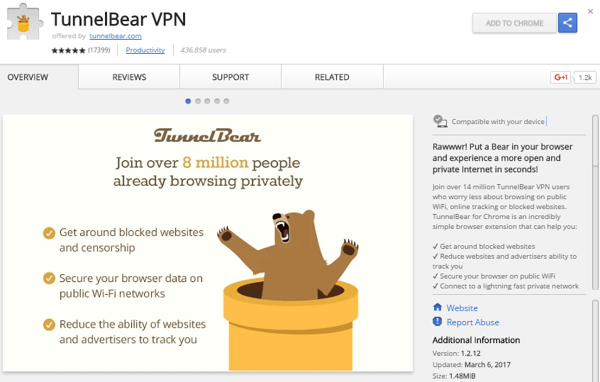 TUNNELBEAR