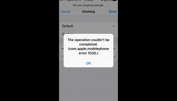 com apple mobilephone ошибка 1035