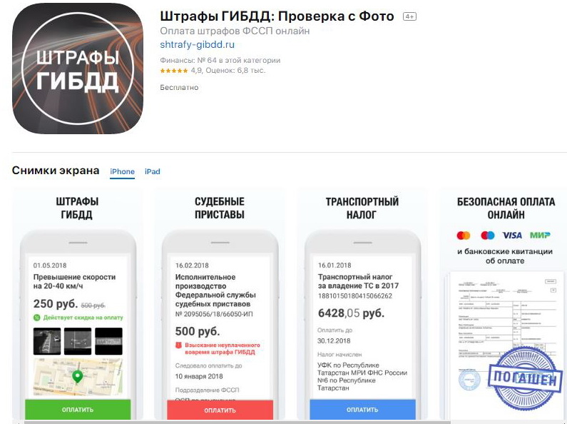 Штрафы ГИБДД