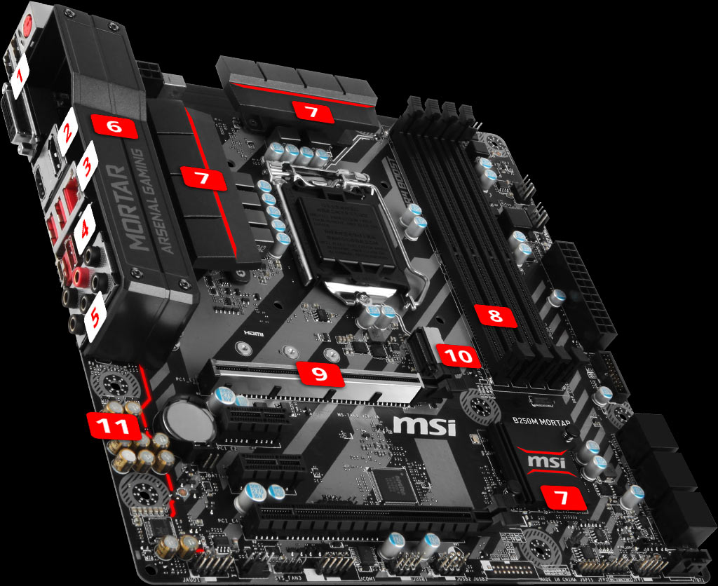 MSI B250M MORTAR
