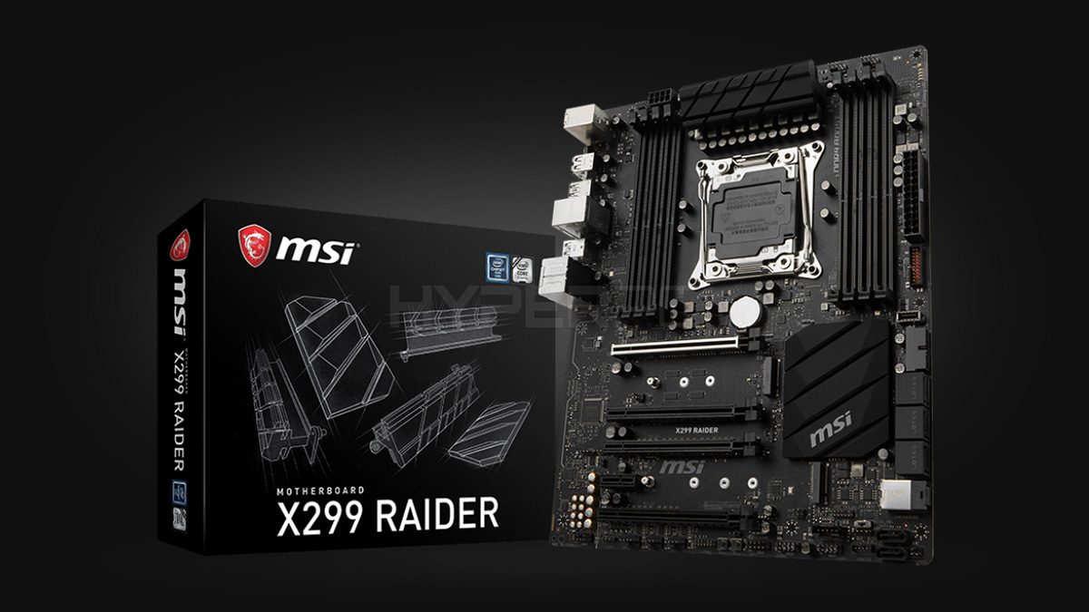 MSI X299 RAIDER