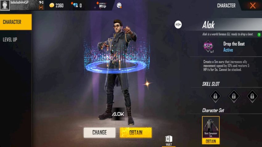 Alok Garena Free Fire