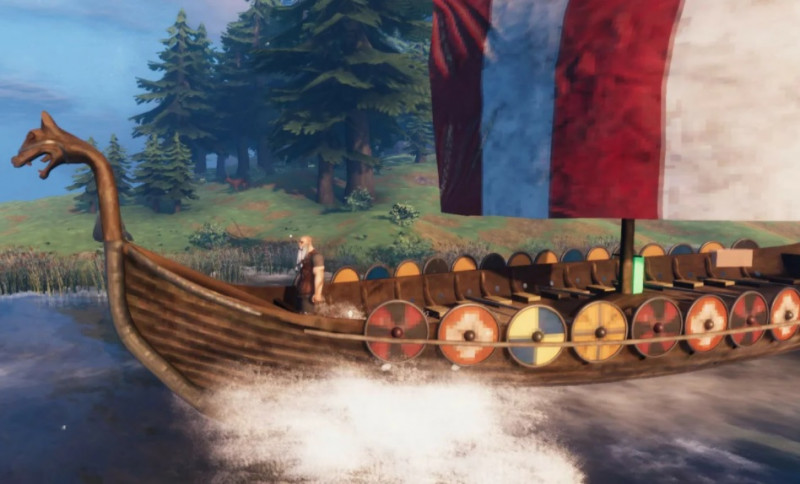 Как в Valheim перевозить животных по воде?