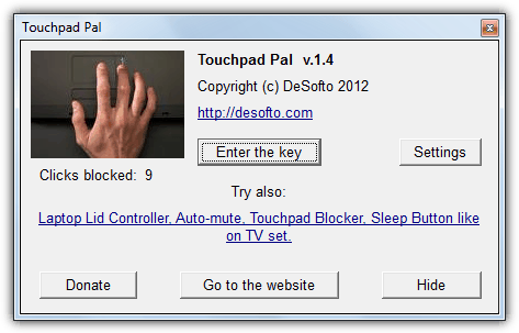 Touchpad Blocker