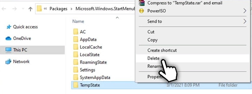 Как удалить ярлык ms-resource: AppListName