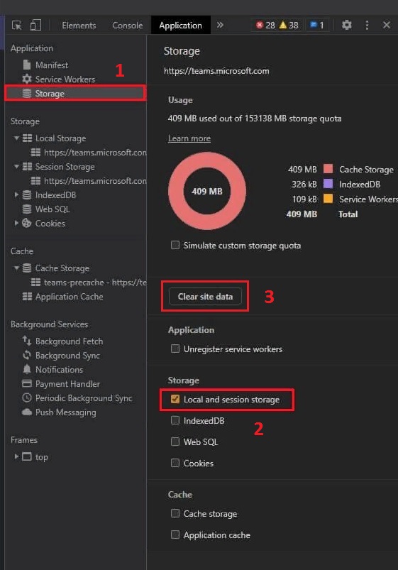 Как удалить историю поиска в Microsoft Teams