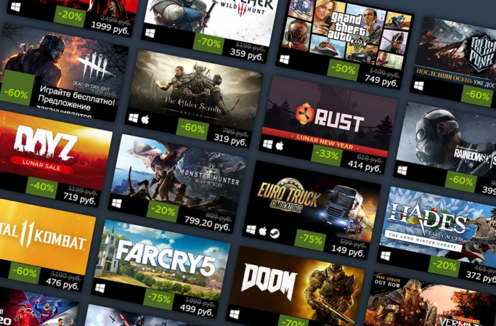 Расписание распродаж Steam