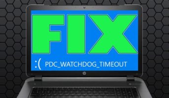 pdc_watchdog_timeout в Windows 10