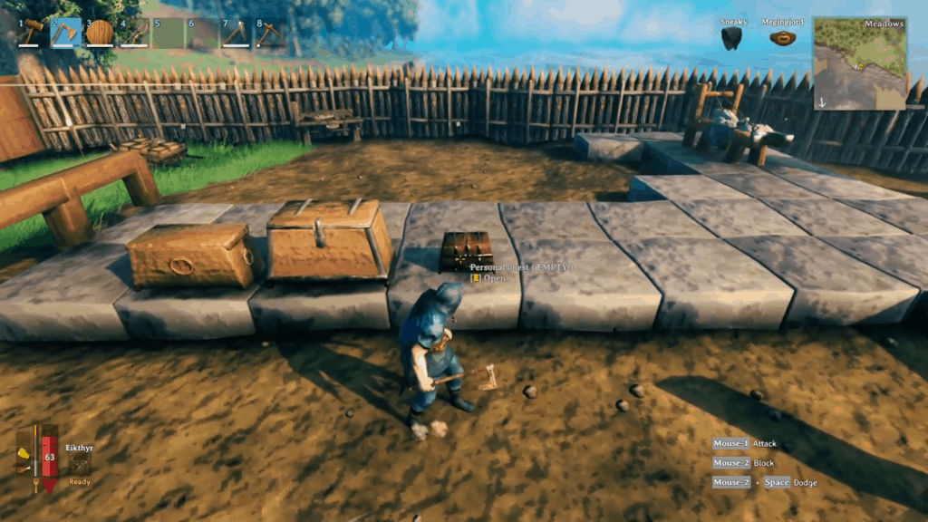 Исправления проблем сундуков Valheim