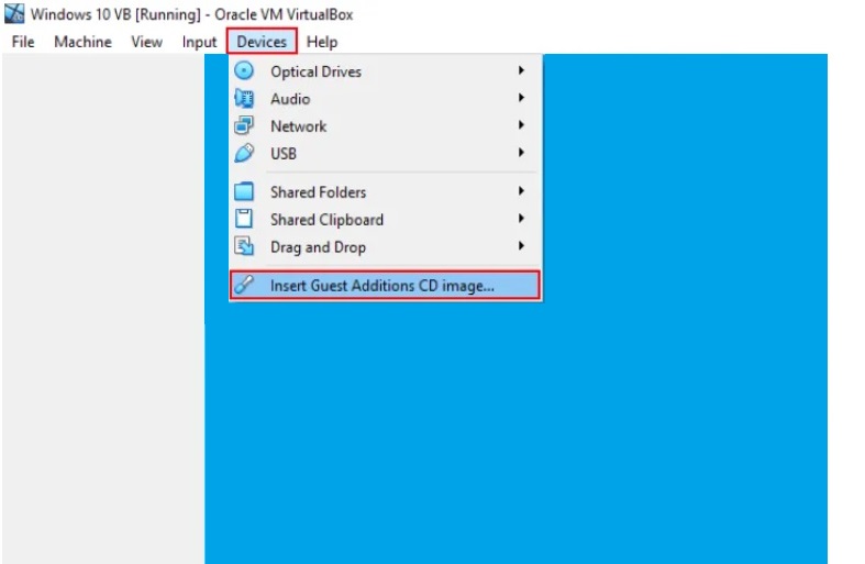 Как открыть VirtualBox на весь экран в Windows 10?
