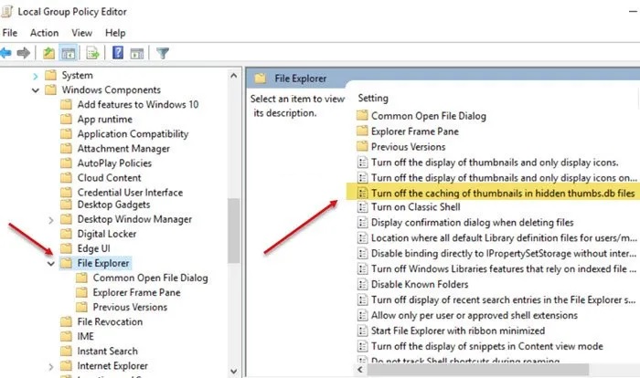 3 способа удалить файлы Thumbs.db в Windows 10