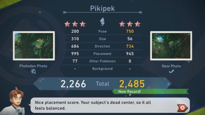 опыт в New Pokemon Snap