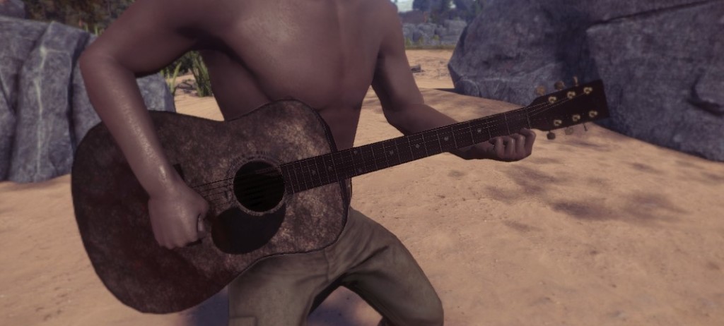 как играть на гитаре и пианино rust