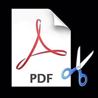 Как обрезать или отредактировать лист PDF?