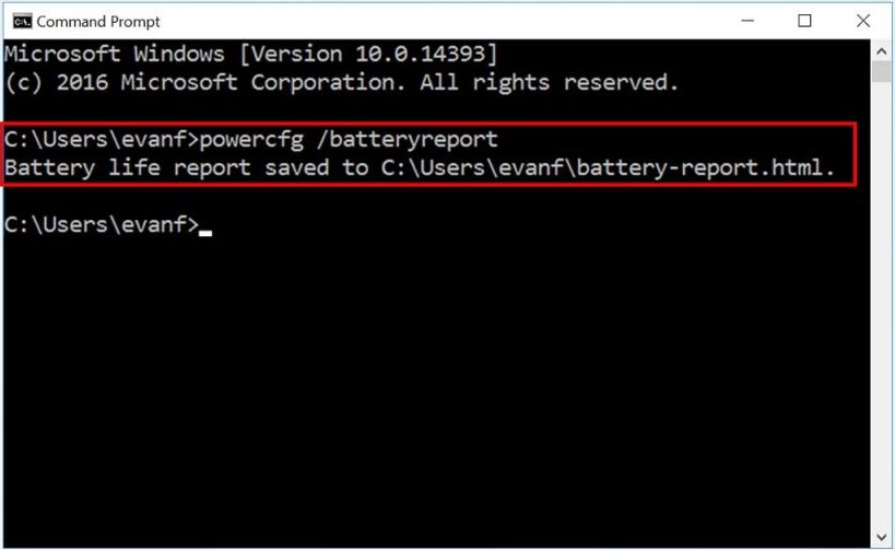 Как оценить состояние аккумулятора в Windows 10?