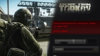ошибка 106015 в Escape from Tarkov