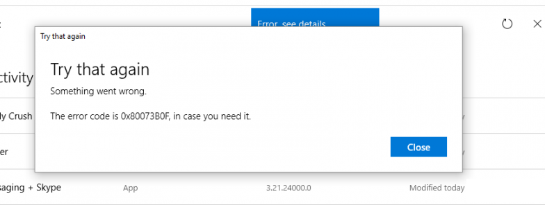 0x80073B0F