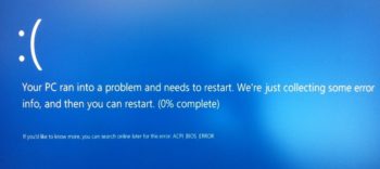 ACPI_BIOS_ERROR