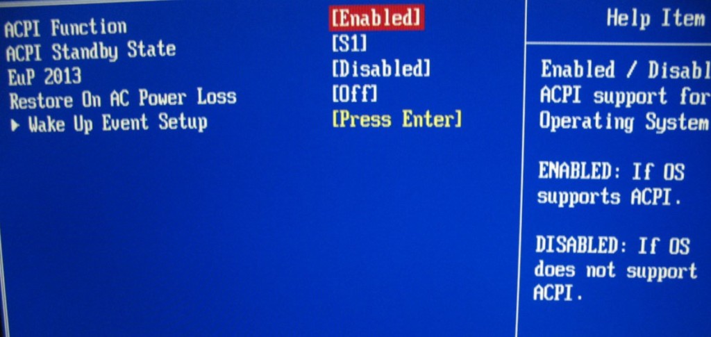 ACPI_BIOS_ERROR
