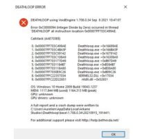 Crash at launch : Error 0xC0000094 (Integer Divide by Zero)