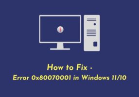 0x80070001