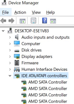 AMD Sata controller