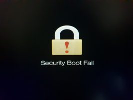 Security Boot Fail