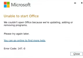 147-0 в Microsoft Office
