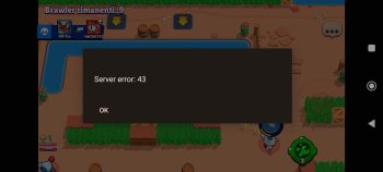 Server Error 43